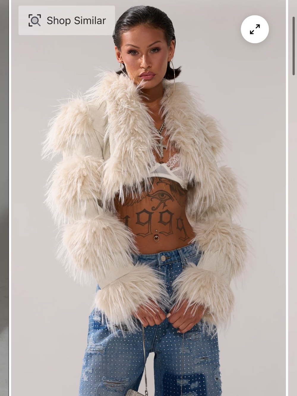 AKIRA Lovergirl Ultra Cropped Jacket - Picture 3 of 6